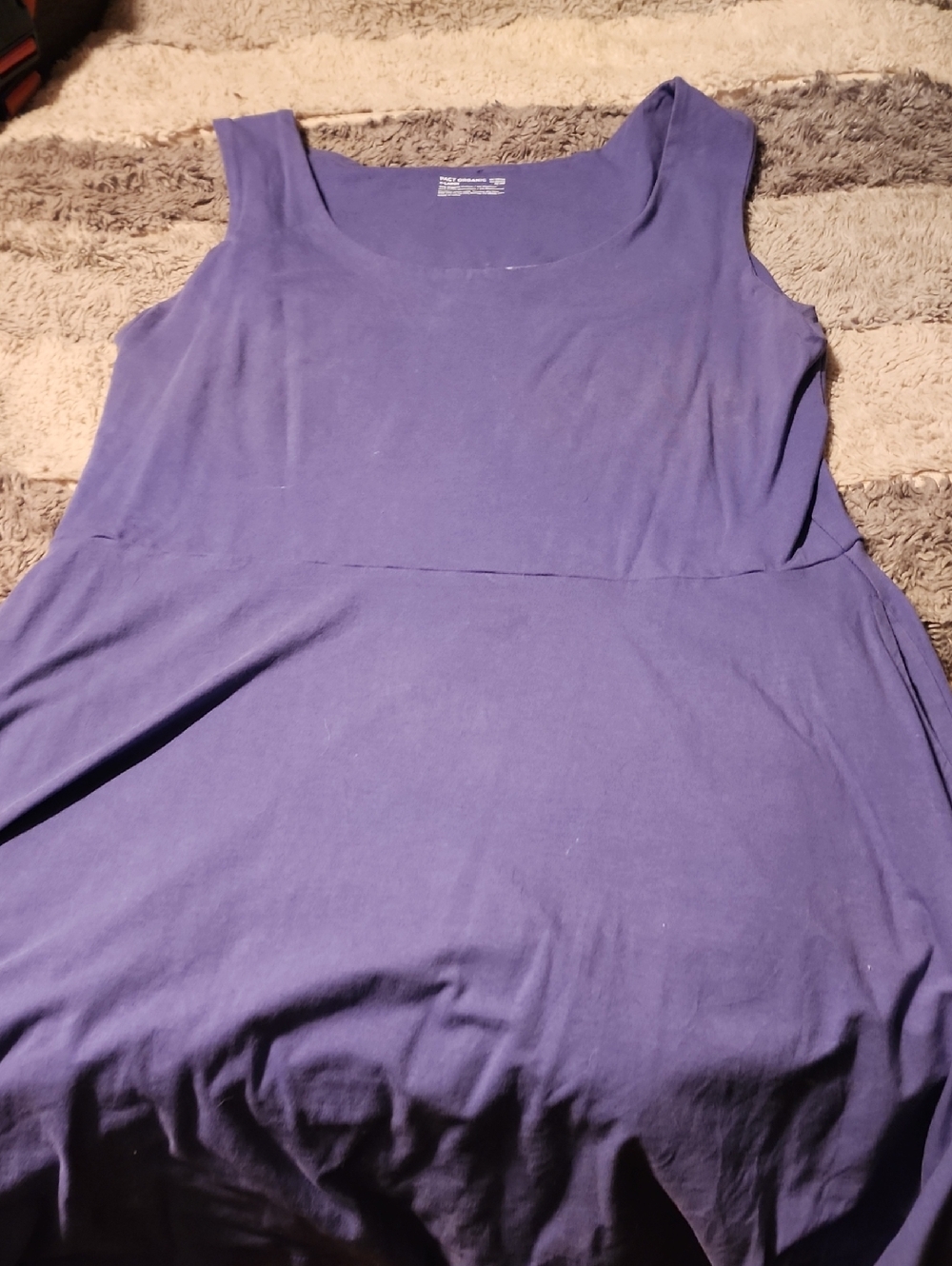 Women’s Scoop Neck Sleeveless Dress in Purple